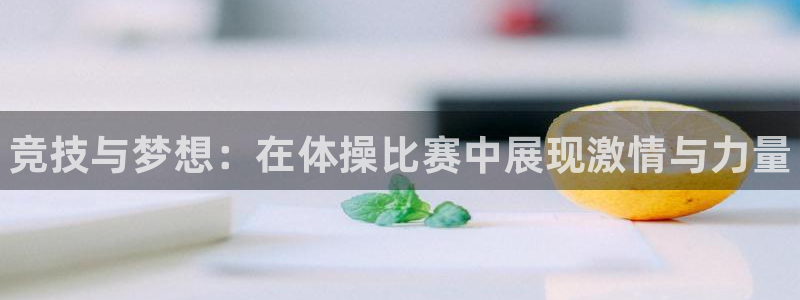 凯发官方正版app神州：竞技与梦想：在体操比赛中展现激情与力